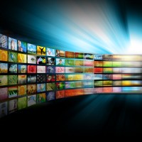 YouTube Research for Fiction Writers Media Television Screen with Image Gallery
