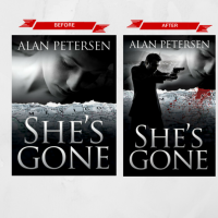 Book Cover Redesign Book Cover Resign for She's Gone