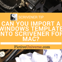Import Scrivener Template Import Scrivener Template