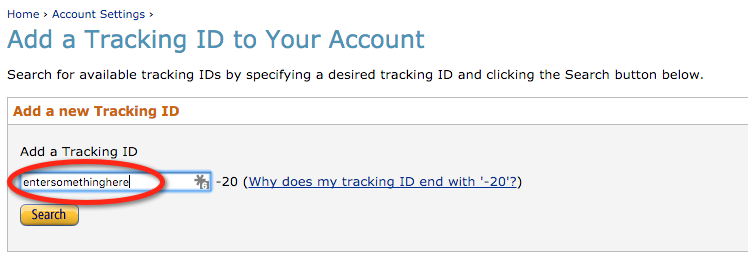 Tracking ID