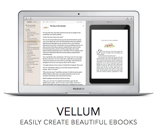 Vellum ebook formatting