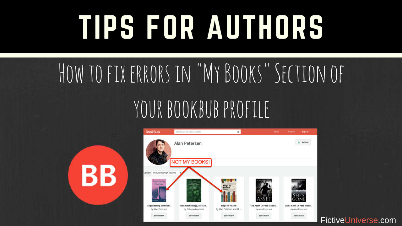 BookBub Author Profile
